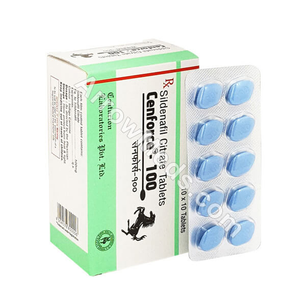 Cenforce 100 mg | Sildenafil Tablet for ED Treatment